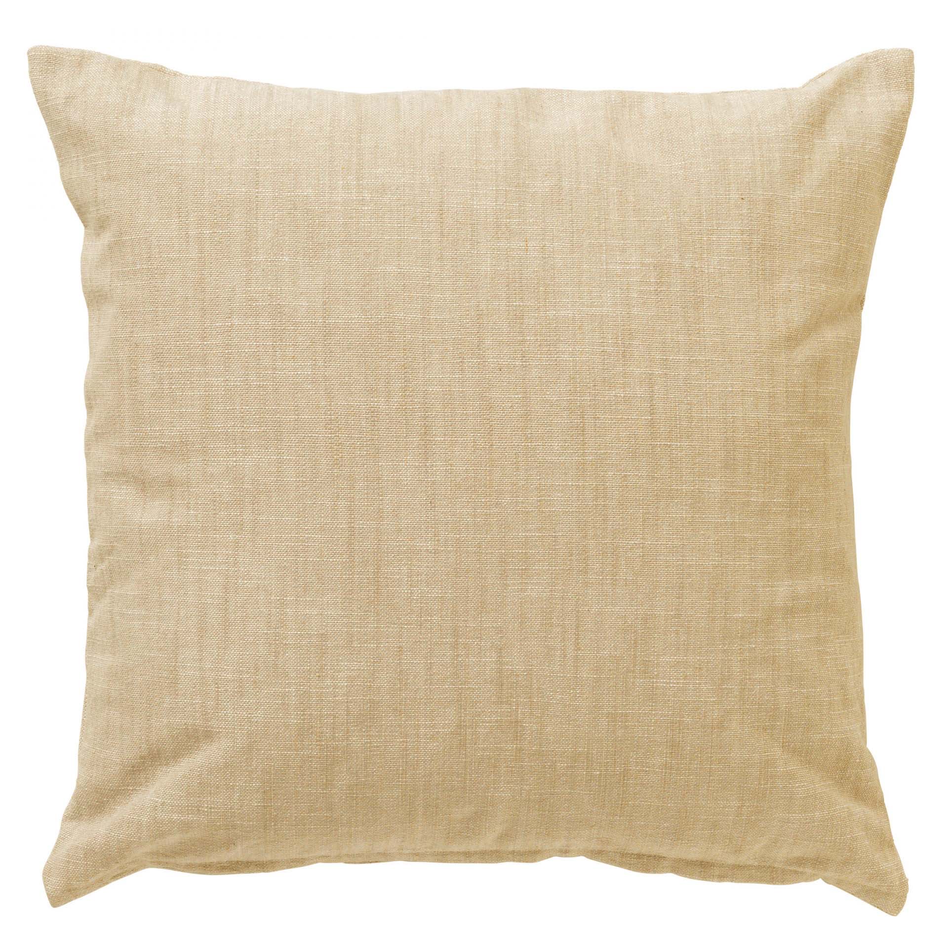NATURA - Cushion 100% cotton 45x45 cm Pumice Stone - beige