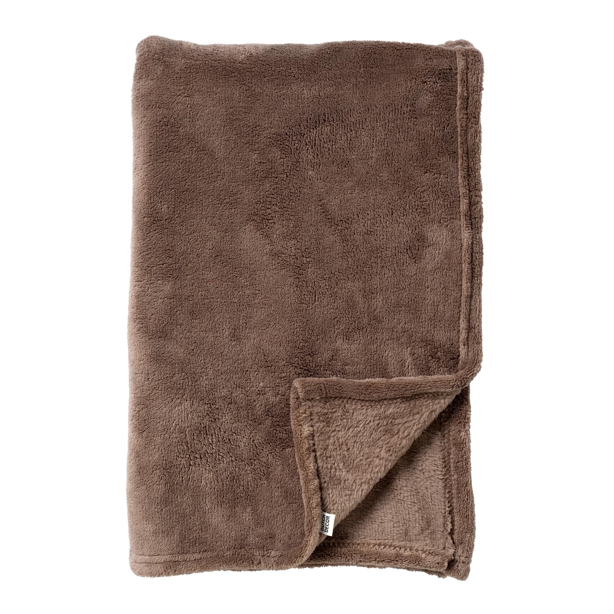 HARVEY - Wohndecke Fleece 150x200 cm - Driftwood - taupe