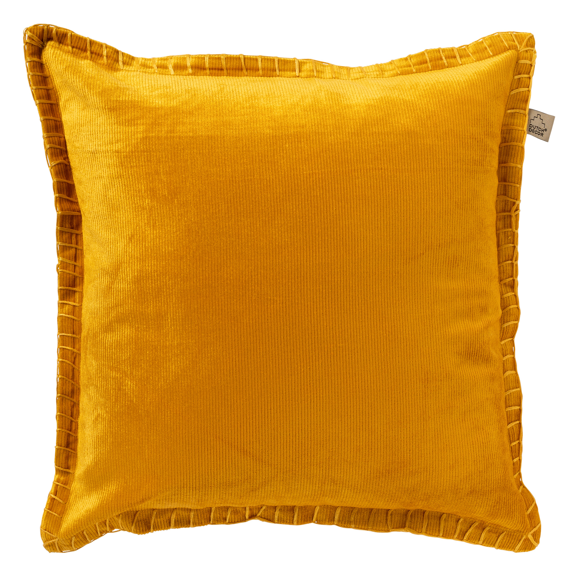 REBEL - Sierkussen velvet 45x45 cm Golden Glow - geel