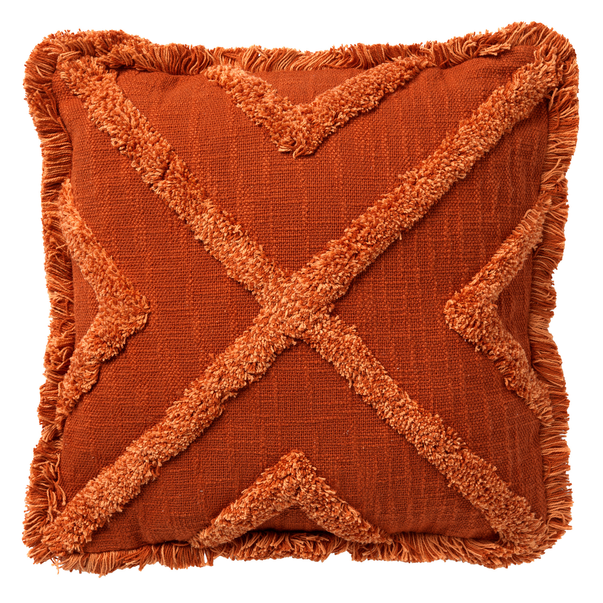 BOO - Cushion cotton 45x45 cm Potters Clay - orange