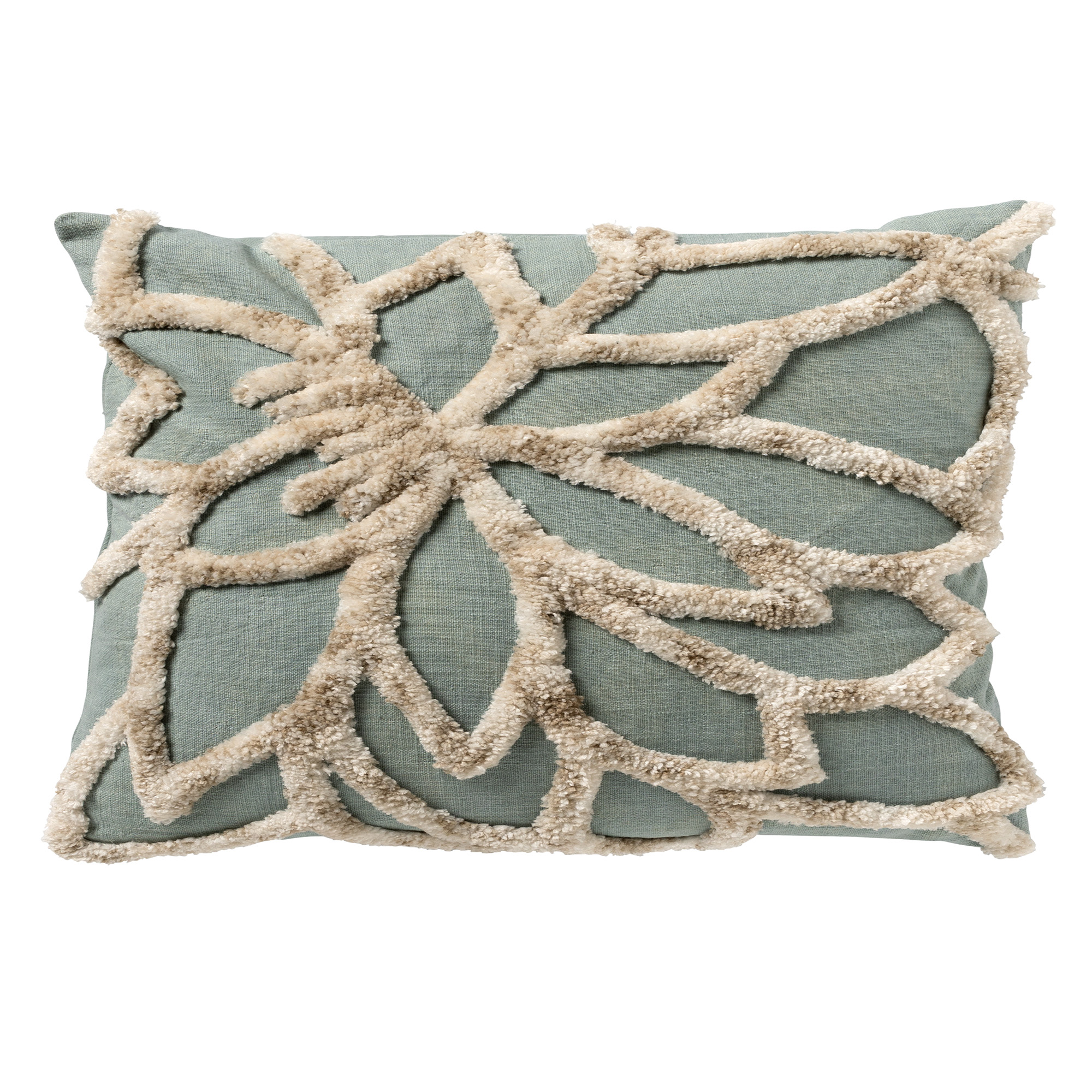 LIVIA - Sierkussen  40x60 cm Jadeite - groen