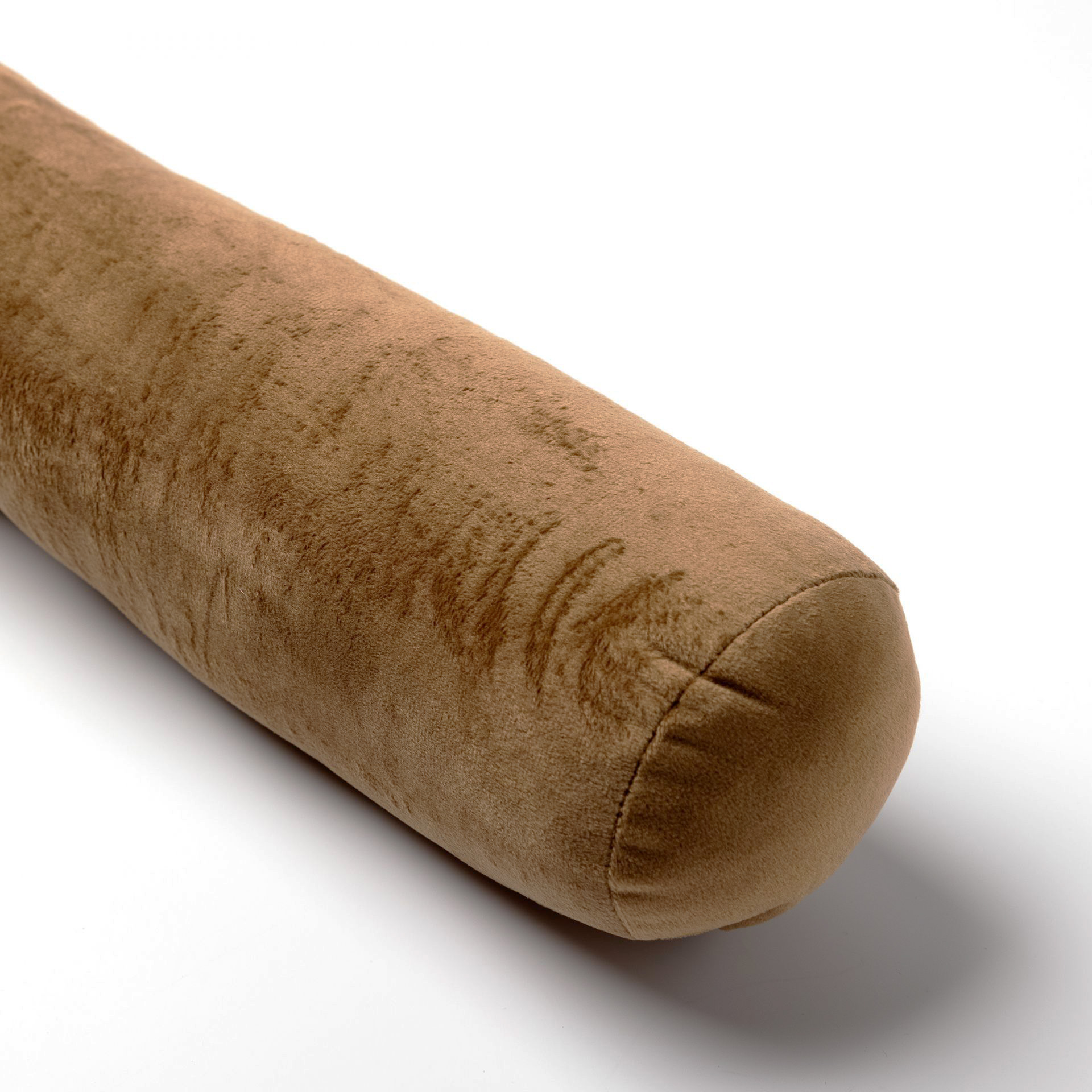 FINN - Draught excluder velvet Tobacco Brown 90x10 cm