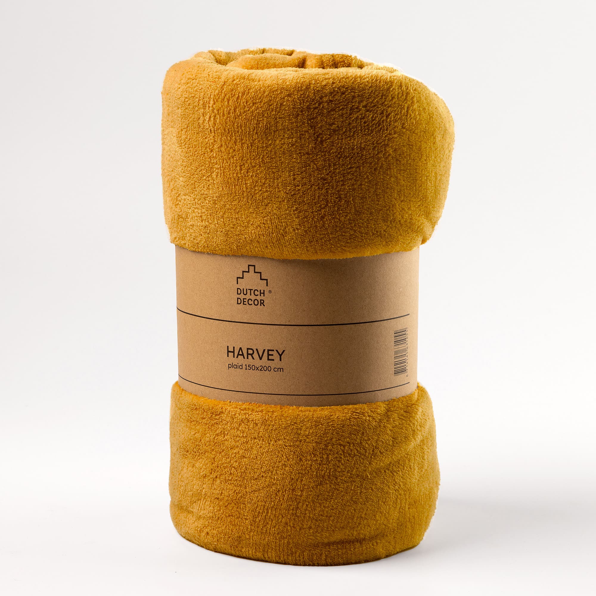 HARVEY - Plaid 150x200 cm - Chai Tea - yellow