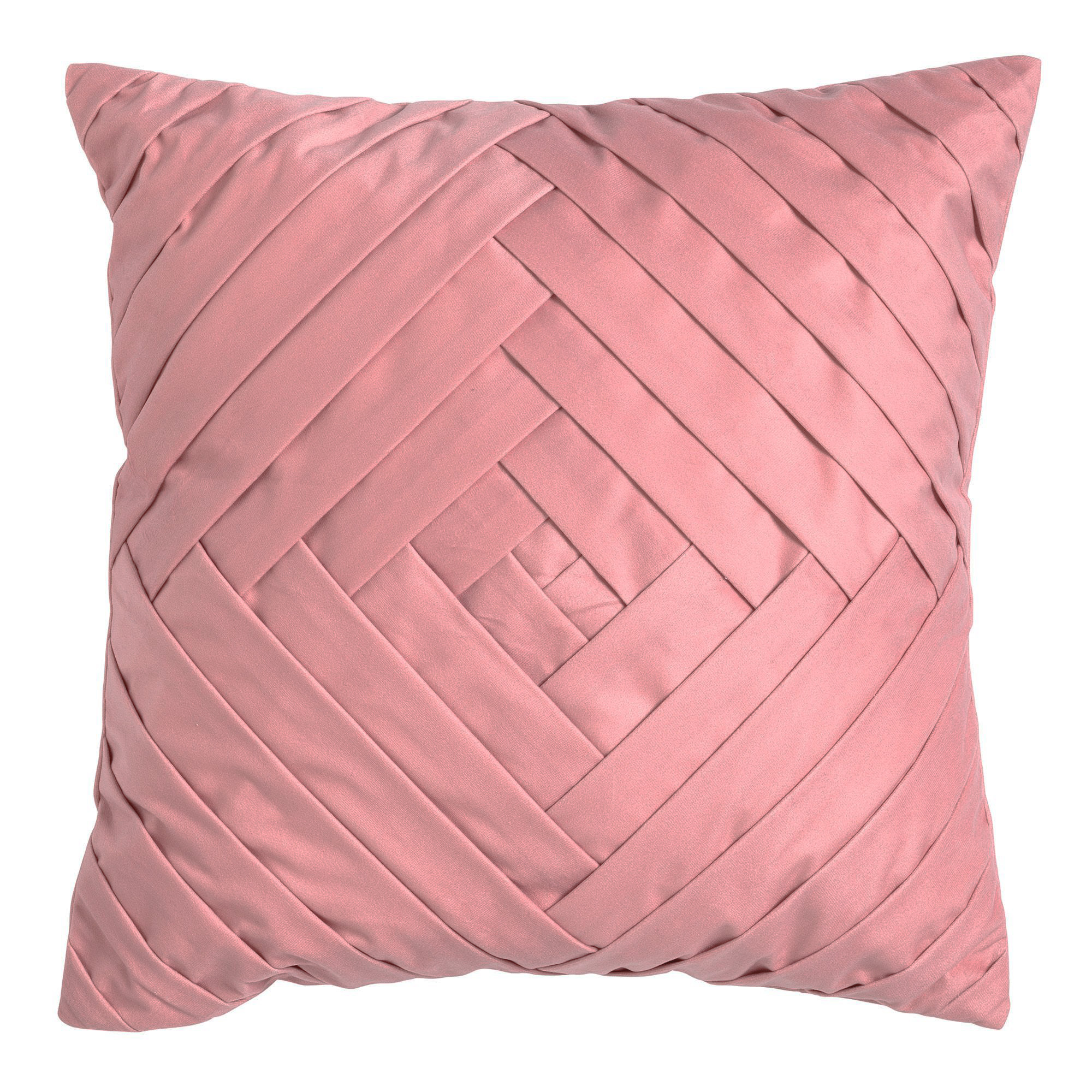 PHILLY - Cushion cover velvet 45x45 cm Dusty Rose