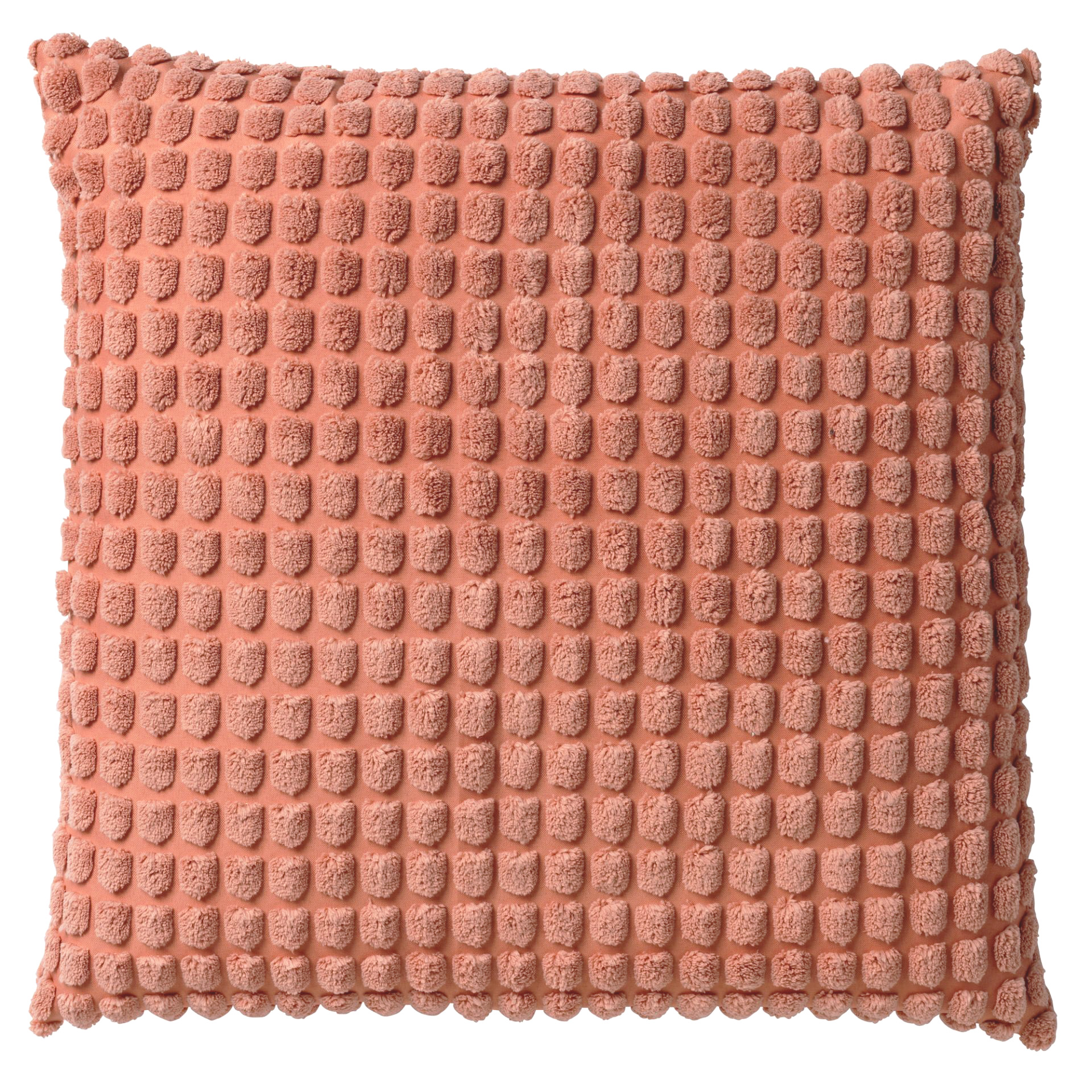ROME - Sierkussen 45x45 cm - 100% polyester - effen kleur - Muted Clay - roze