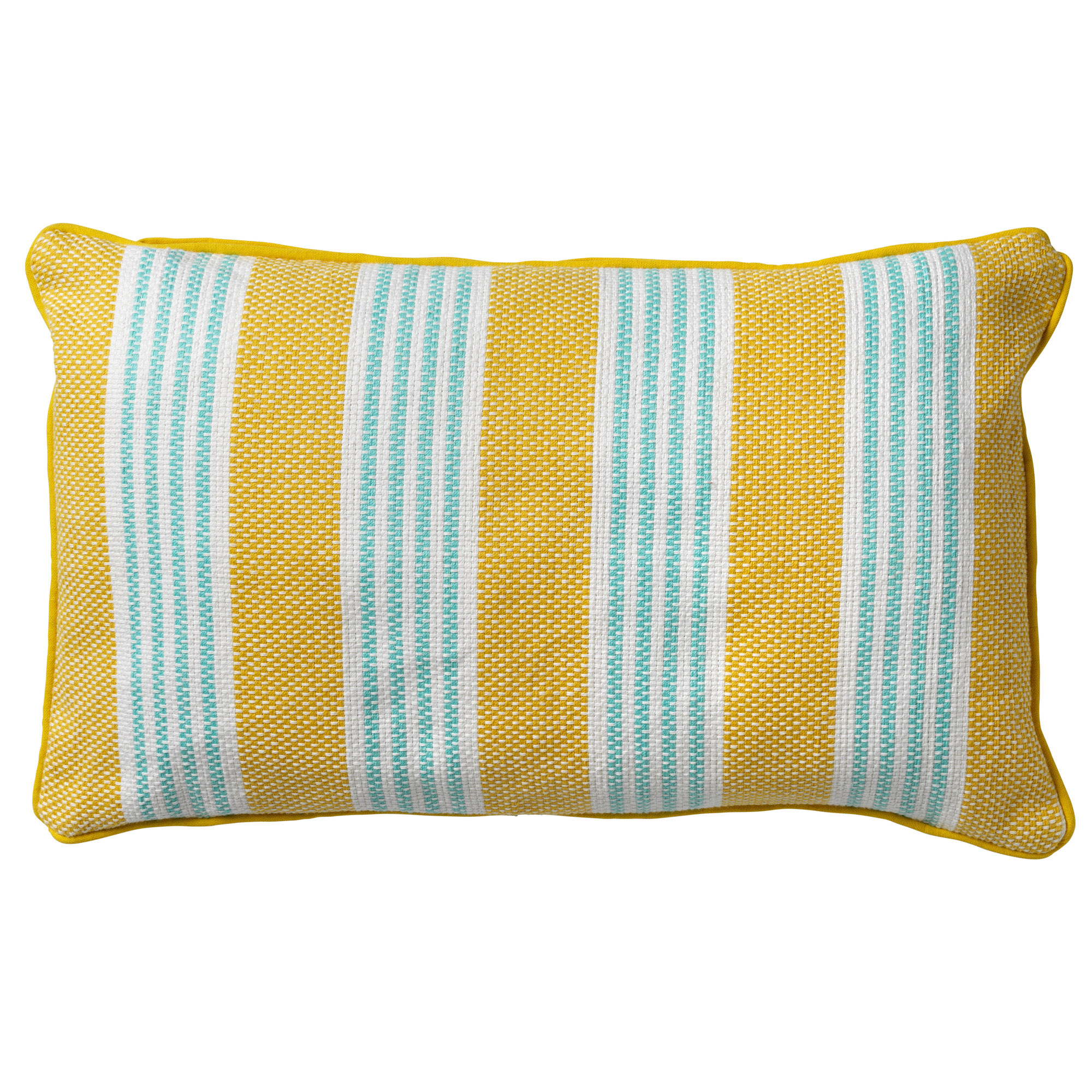 STRIPES - Cushion 30x50 cm Lemon - yellow 