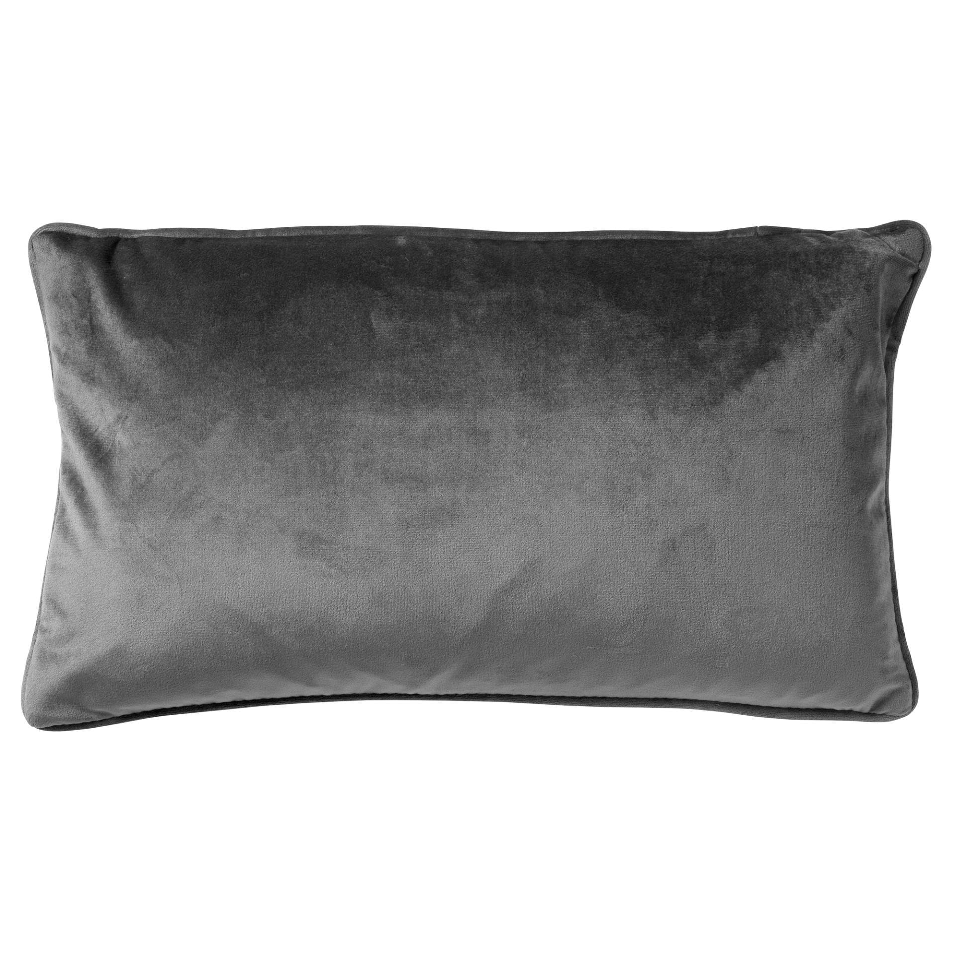 FINN - Cushion cover 30x50 cm Charcoal Gray - anthracite