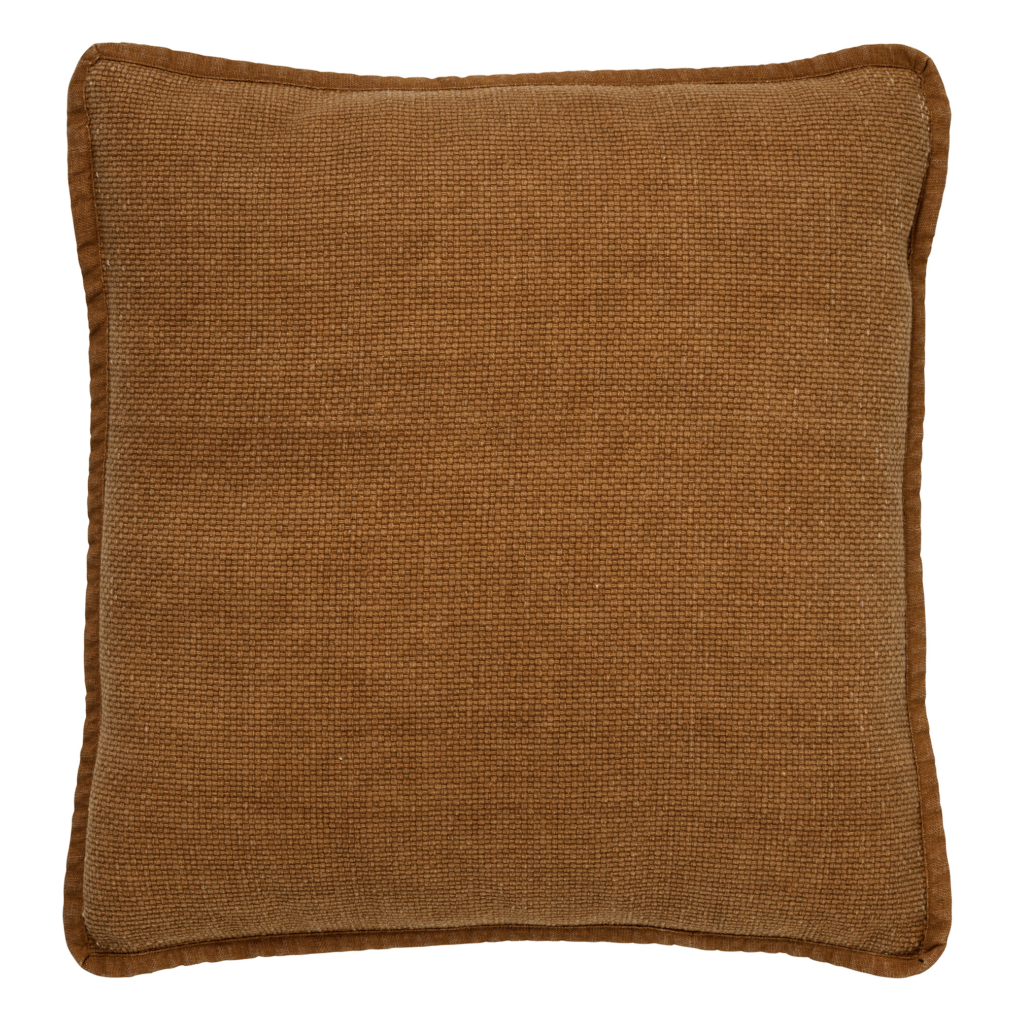 BOWIE - Cushion 45x45 cm Tobacco Brown - brown