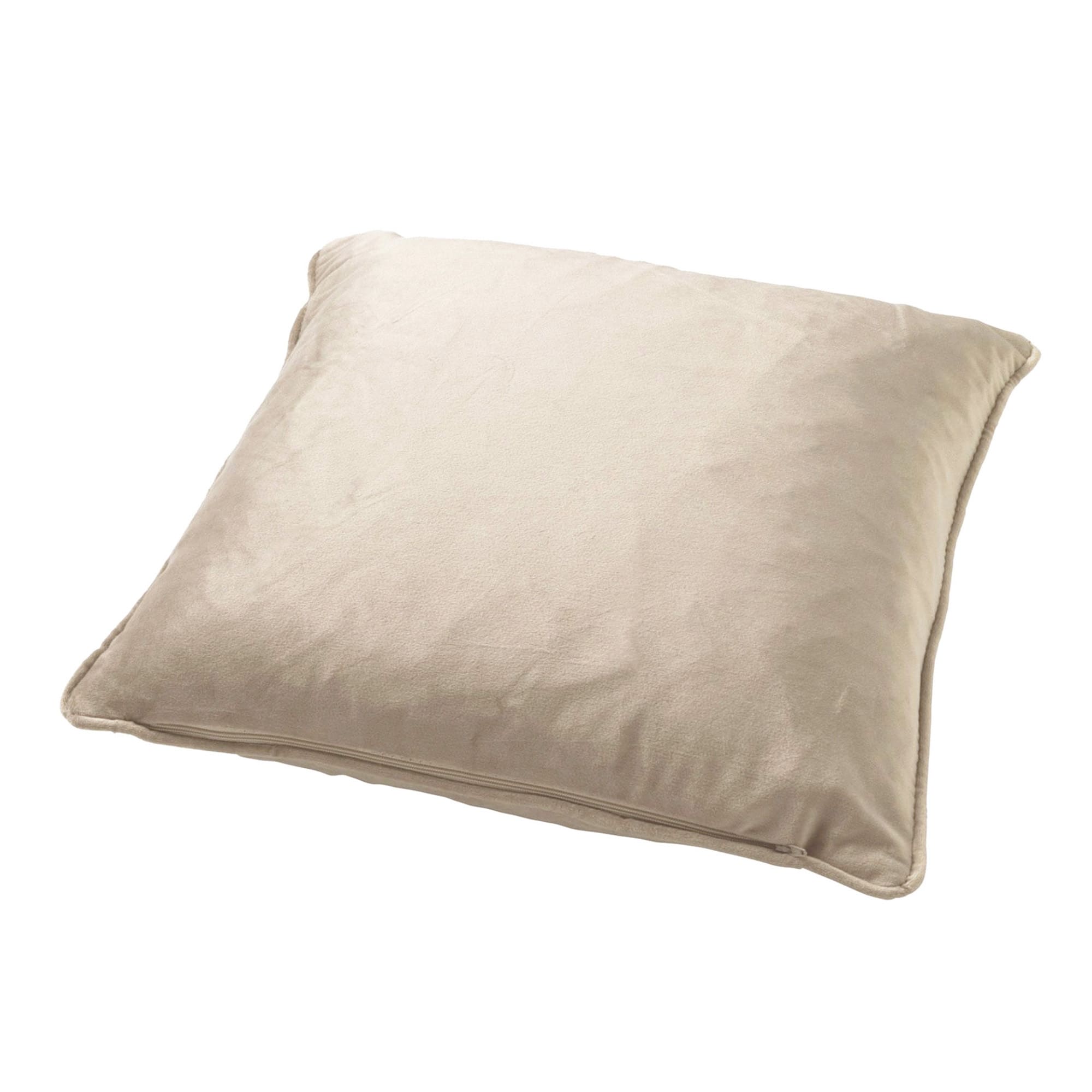 FINN - Coussin en velours Pumice Stone 60x60 cm 
