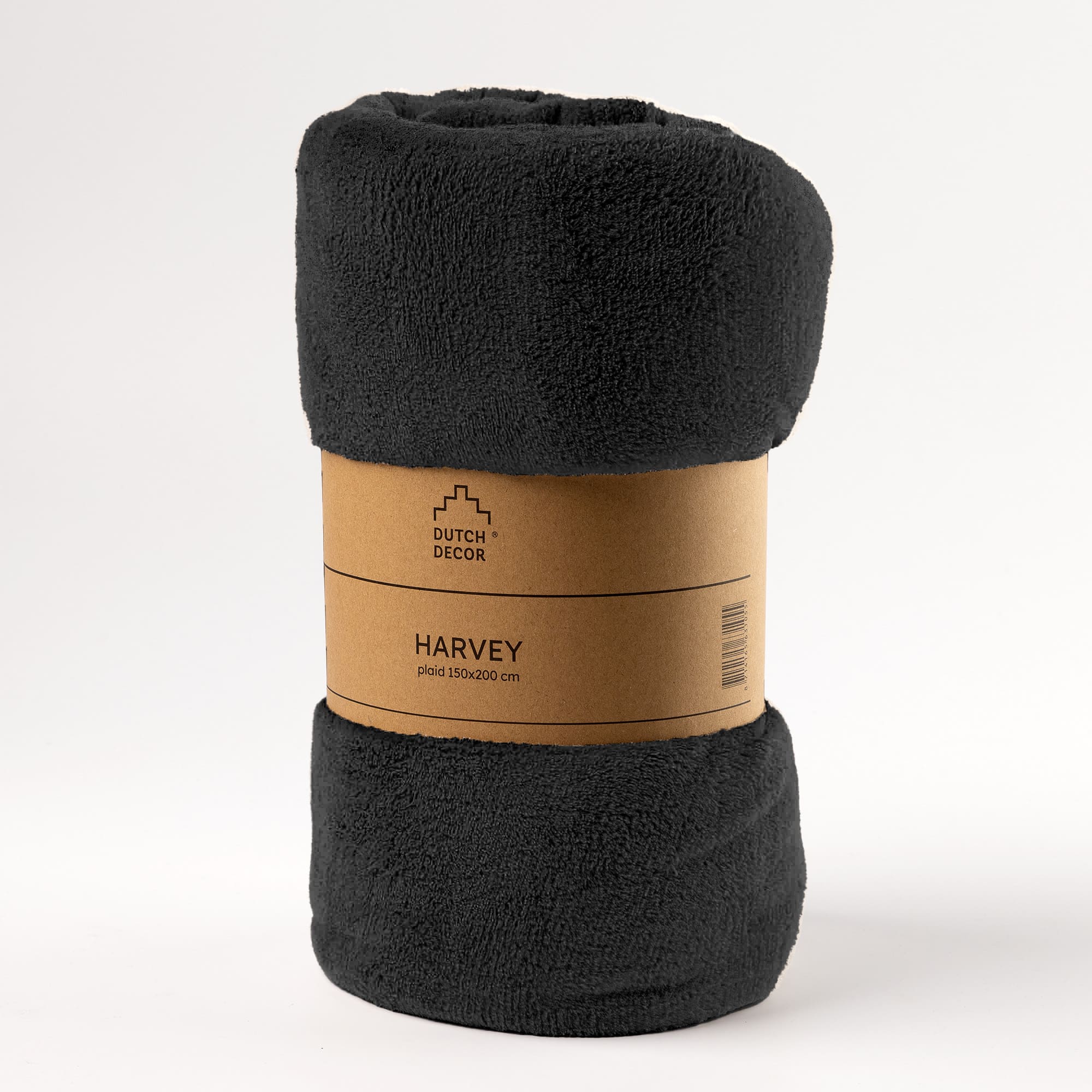 HARVEY - Plaid 150x200 cm Raven - black 