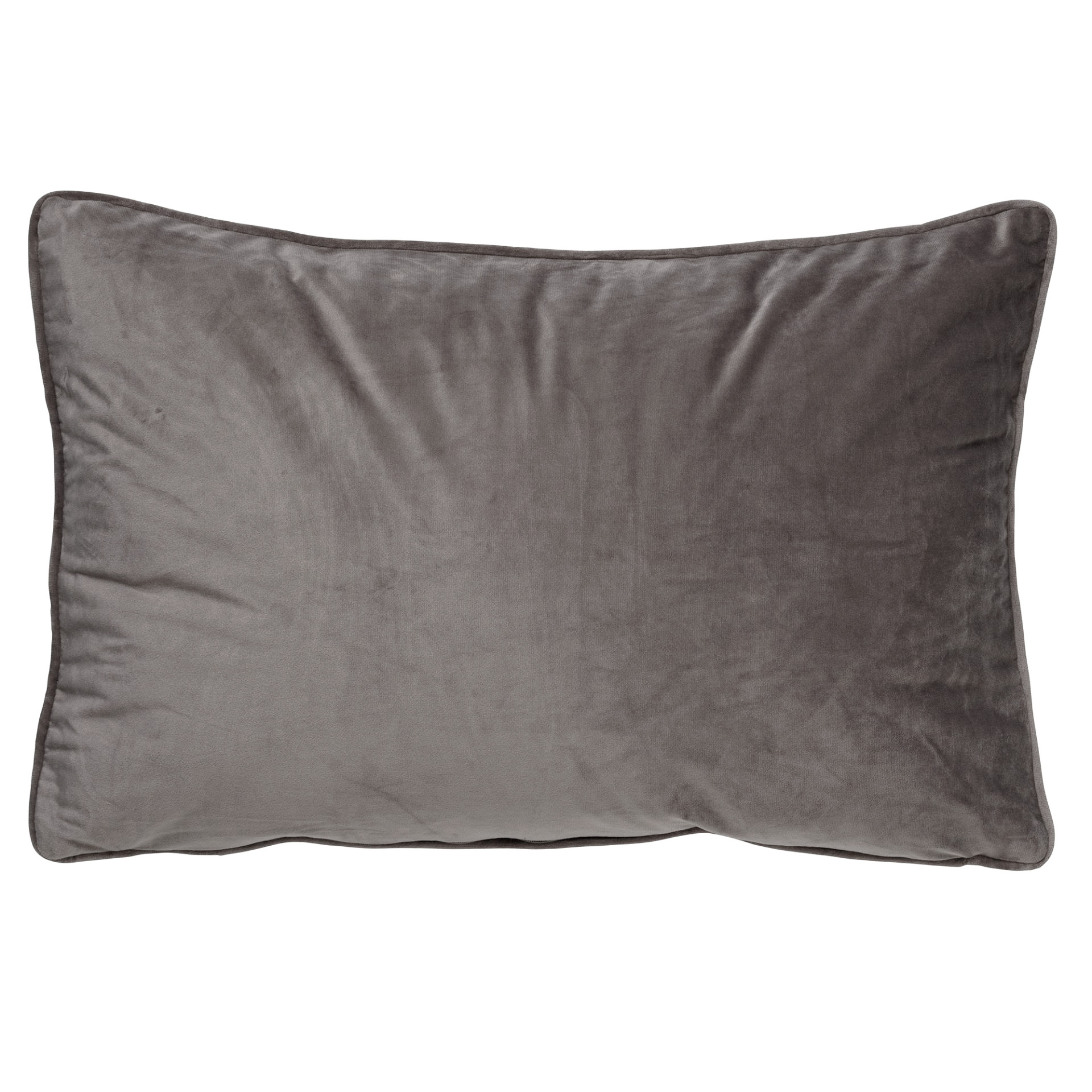 FINN - Cushion cover velvet 40x60 cm - Driftwood - taupe 