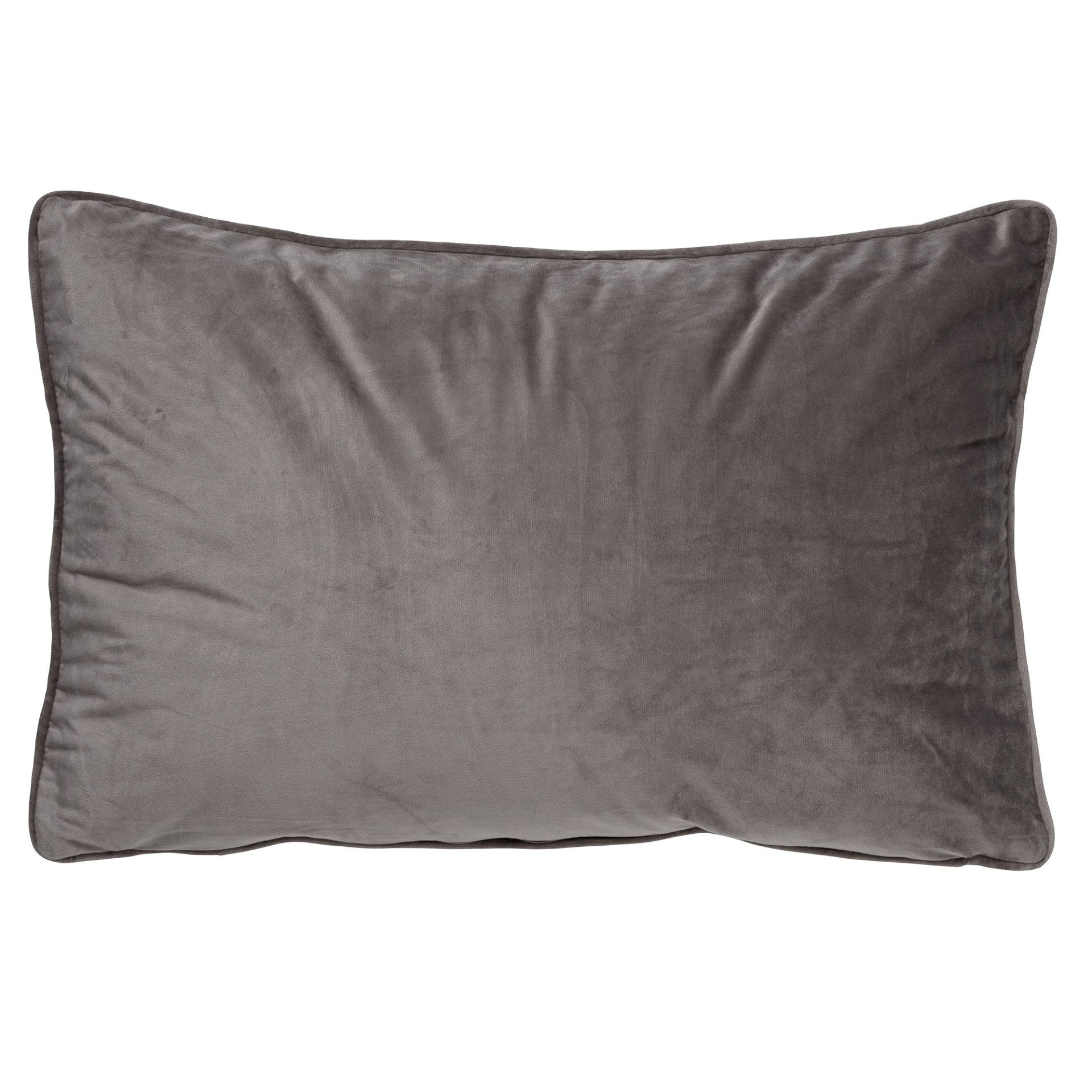 FINN - Coussin en velours 40x60 cm - Driftwood - taupe