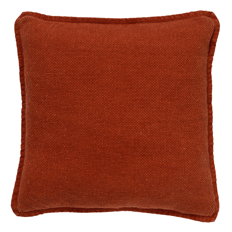 BOWIE - Coussin en coton delavé Potters Clay 45x45 cm 