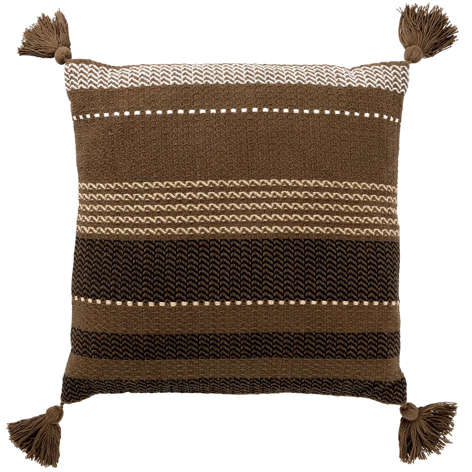 TAMAR - Coussin  45x45 cm Military Olive - vert