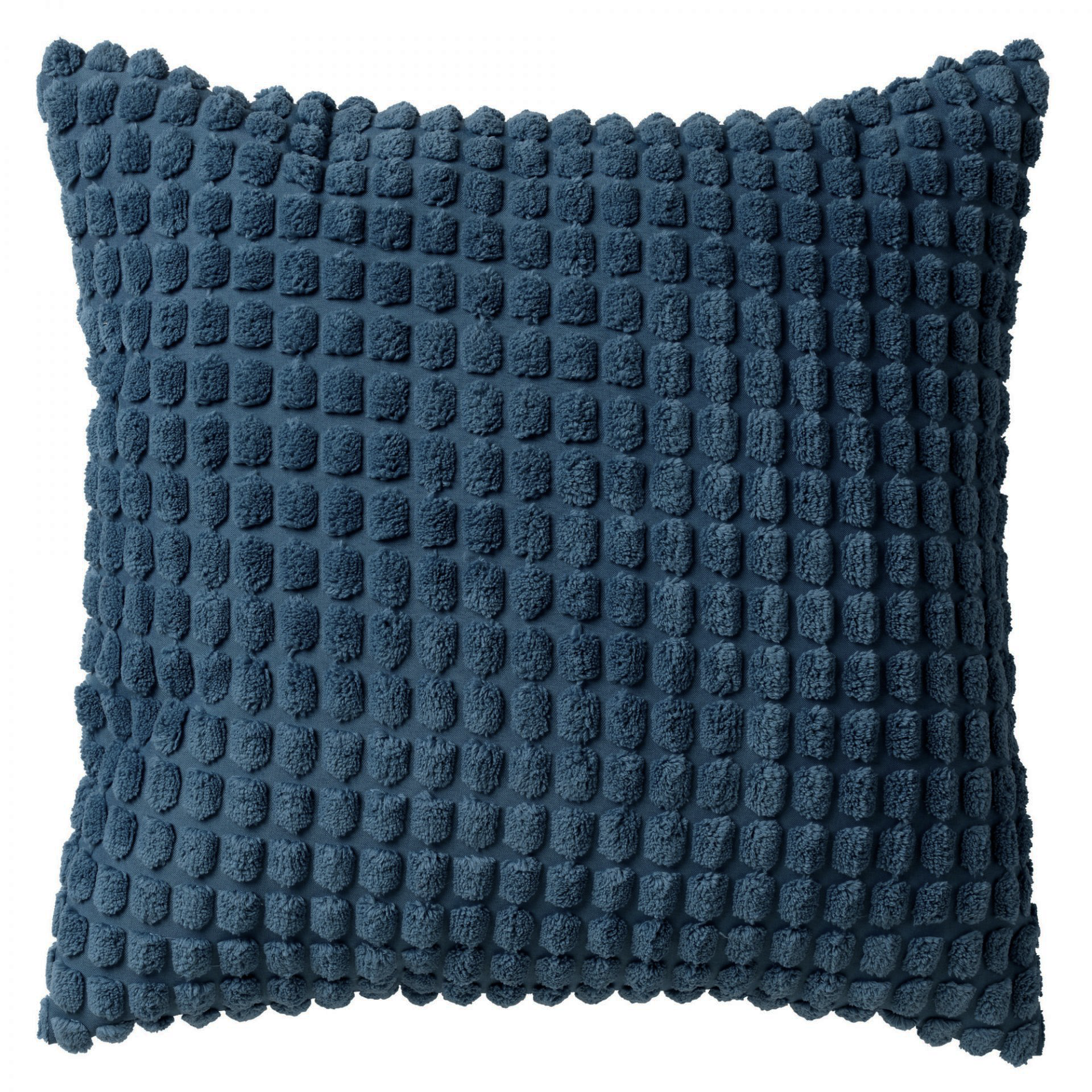 ROME - Coussin uni Insignia Blue 45x45 cm 