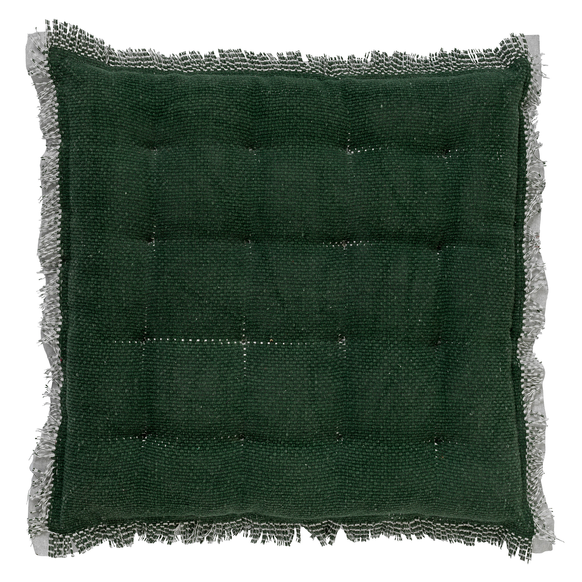 BURTO - Seat pad cushion washed coton Mountain View 40x40 cm