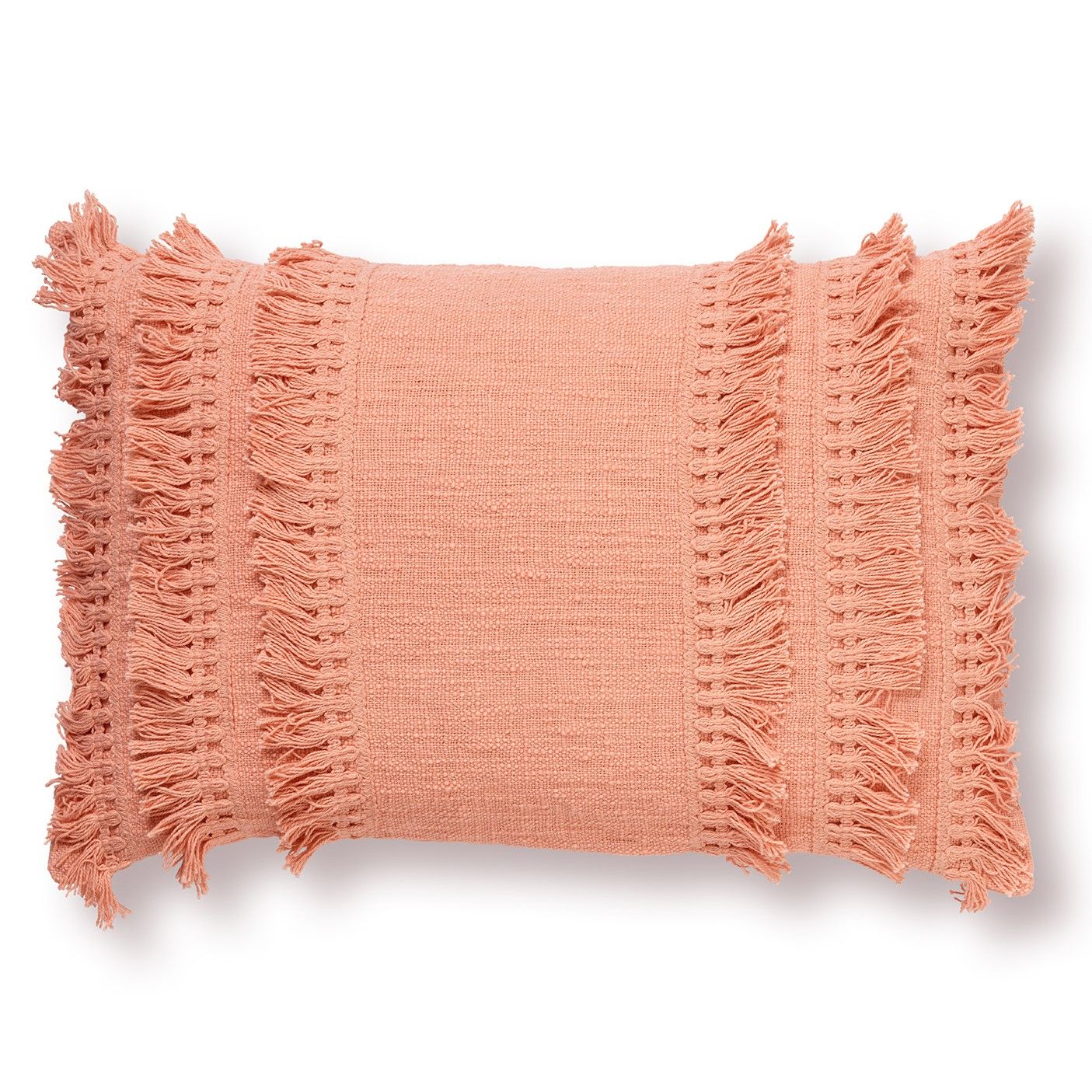 FARA - Coussin en coton 40x60 cm Muted Clay - rose