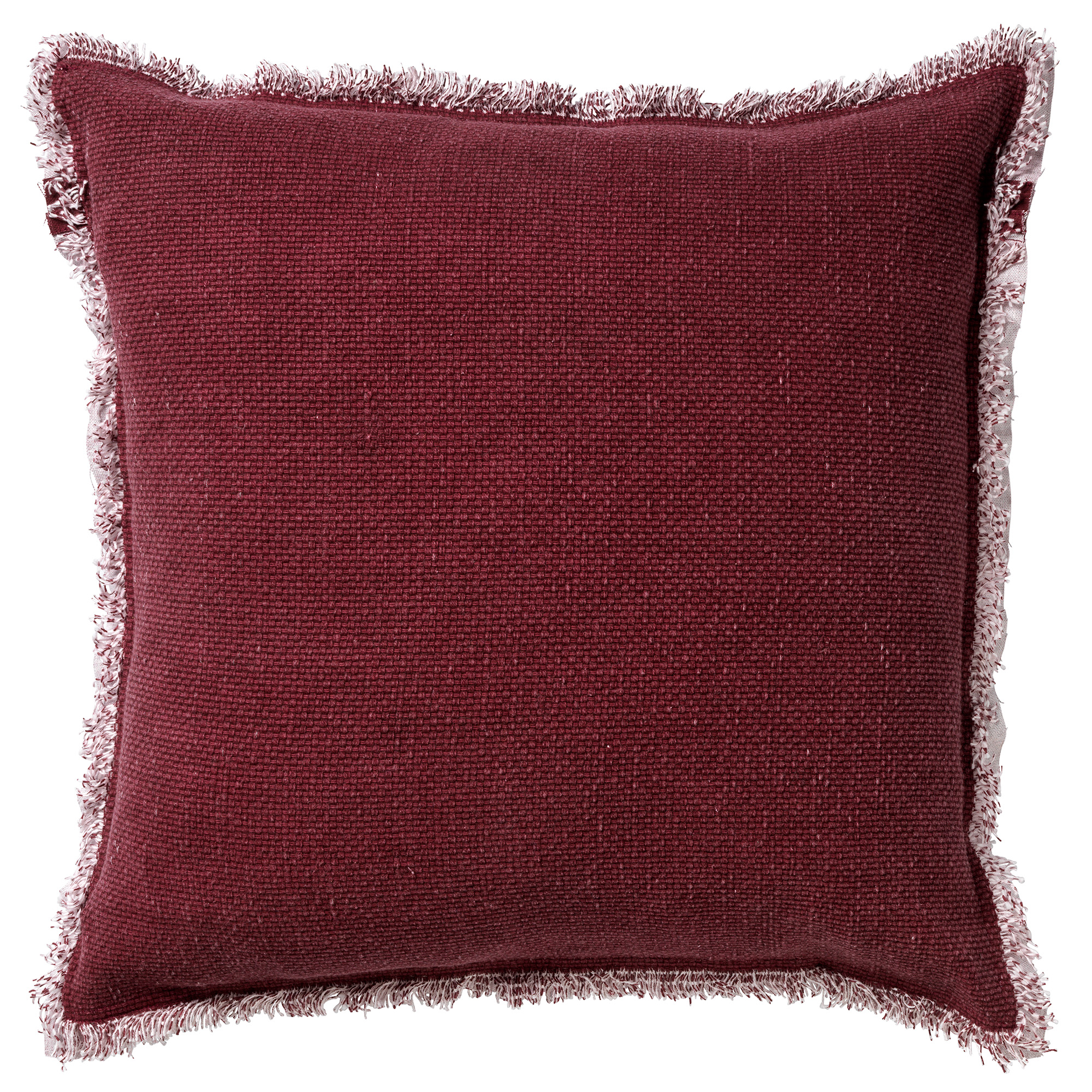 Cushion Burto 45x45 cm | Washed cotton | Merlot