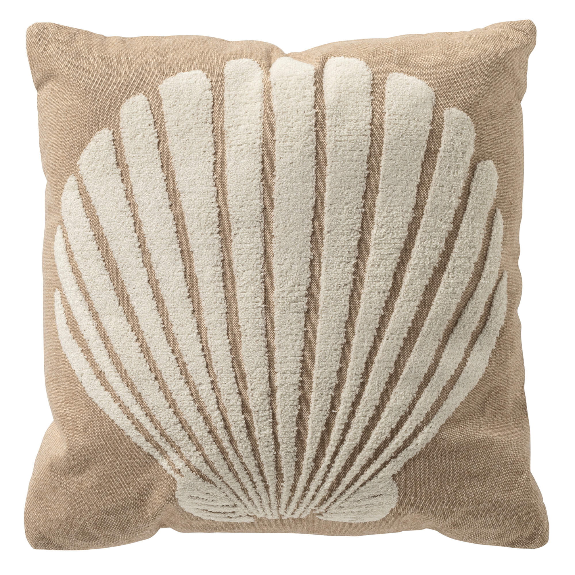 MERLIJN - Dekokissen 45x45 cm - Irish Cream - beige