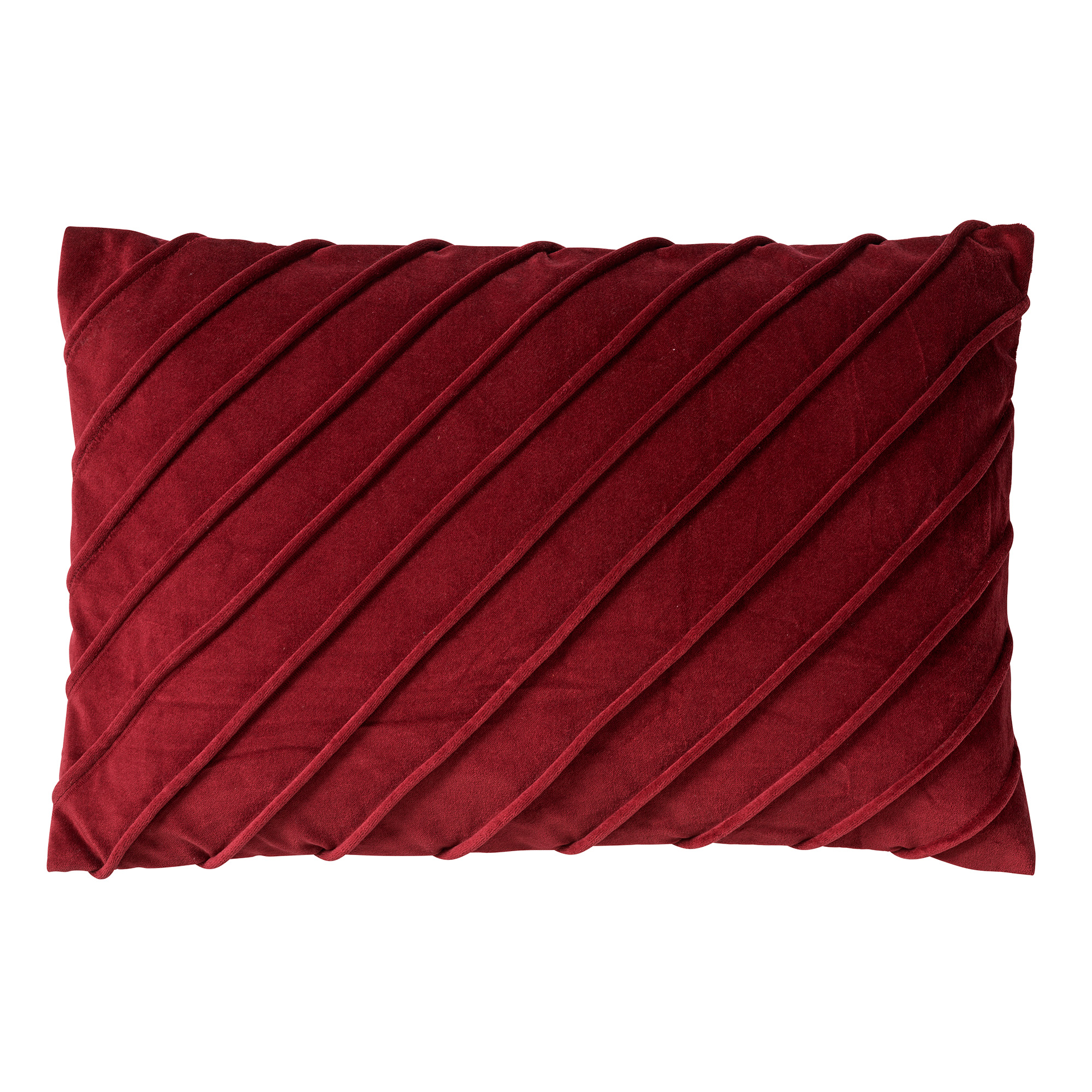 PACO - Sierkussen velvet 40x60 cm Merlot - rood