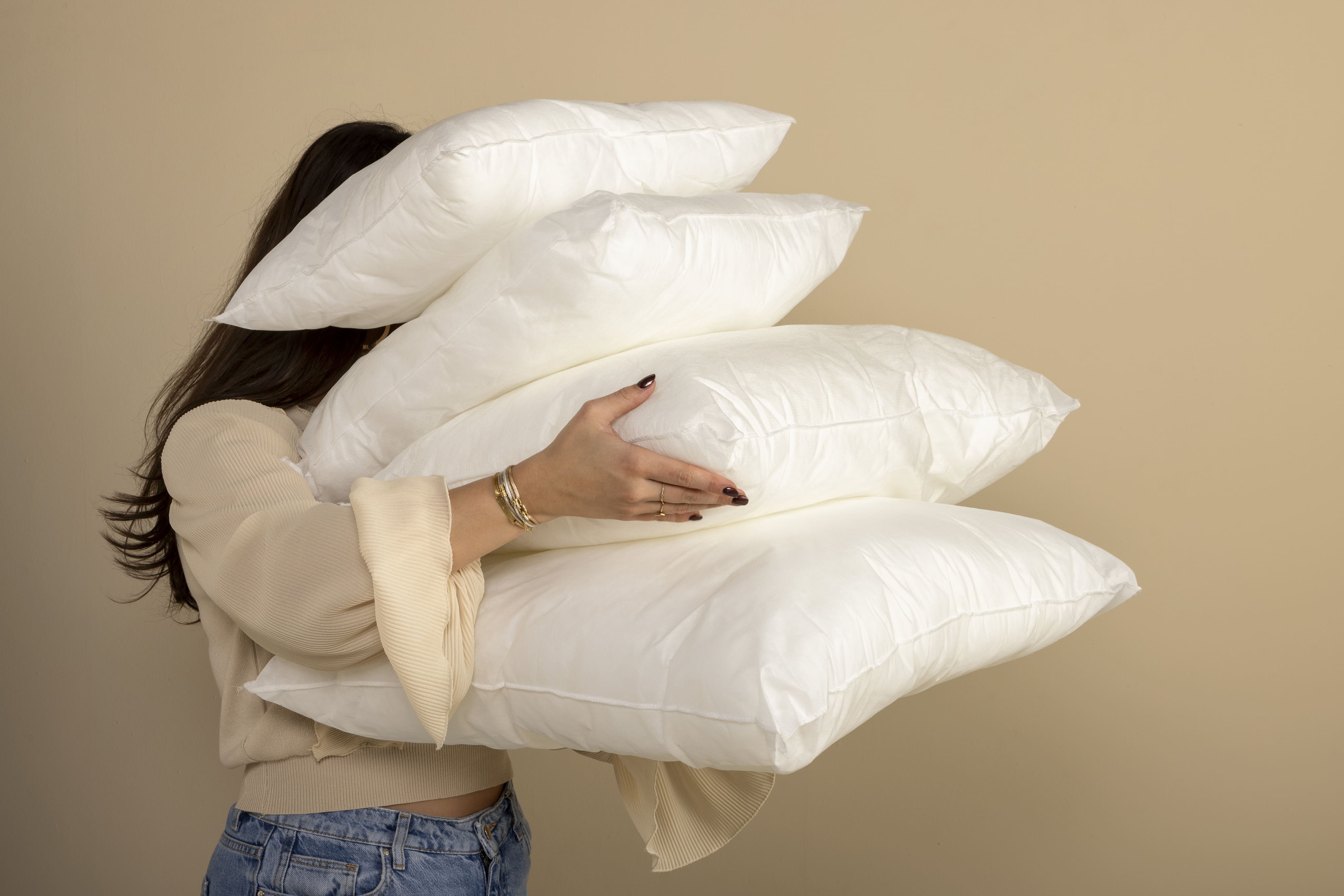 COUSSIN INTÉRIEUR - 50x50 cm - Garnissage 100% polyester - 450 grammes