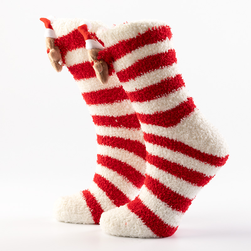 FUNNY COOKIE - House socks - Biking Red