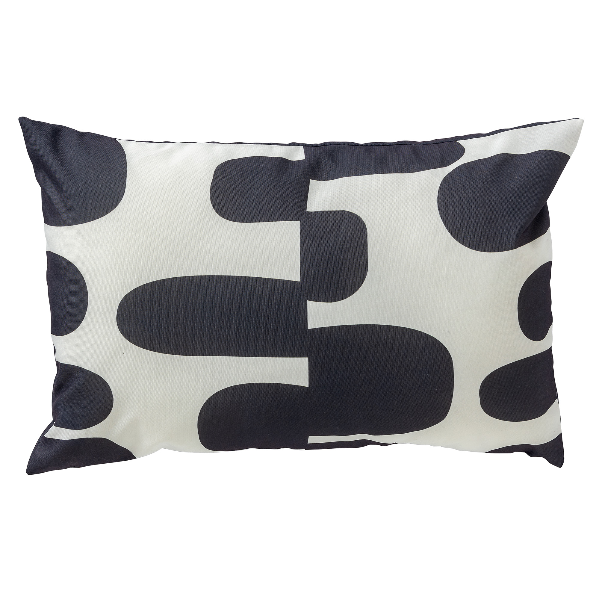 RIVANO - Outdoor Cushion Cover 40x60 cm Charcoal Grey - grey