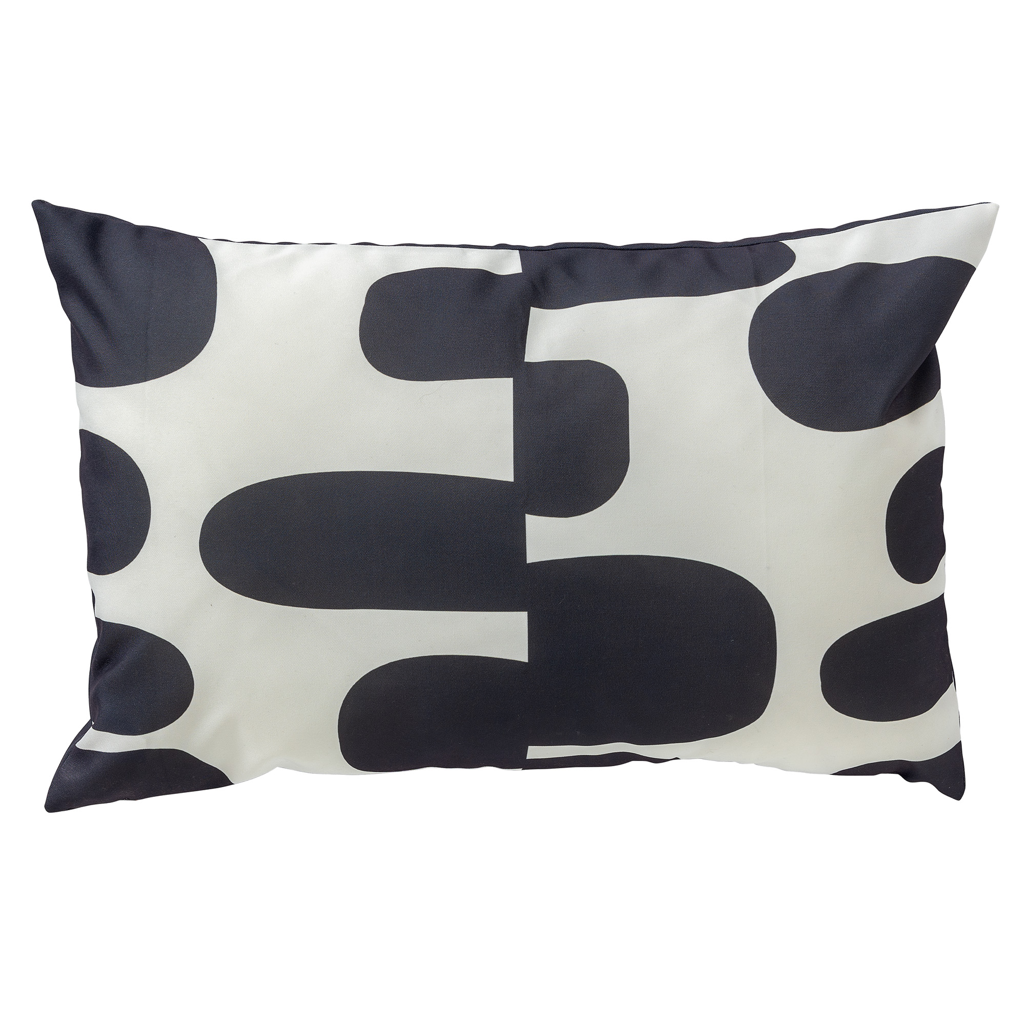 RIVANO - Outdoor Cushion 40x60 cm - Charcoal Gray - anthracit