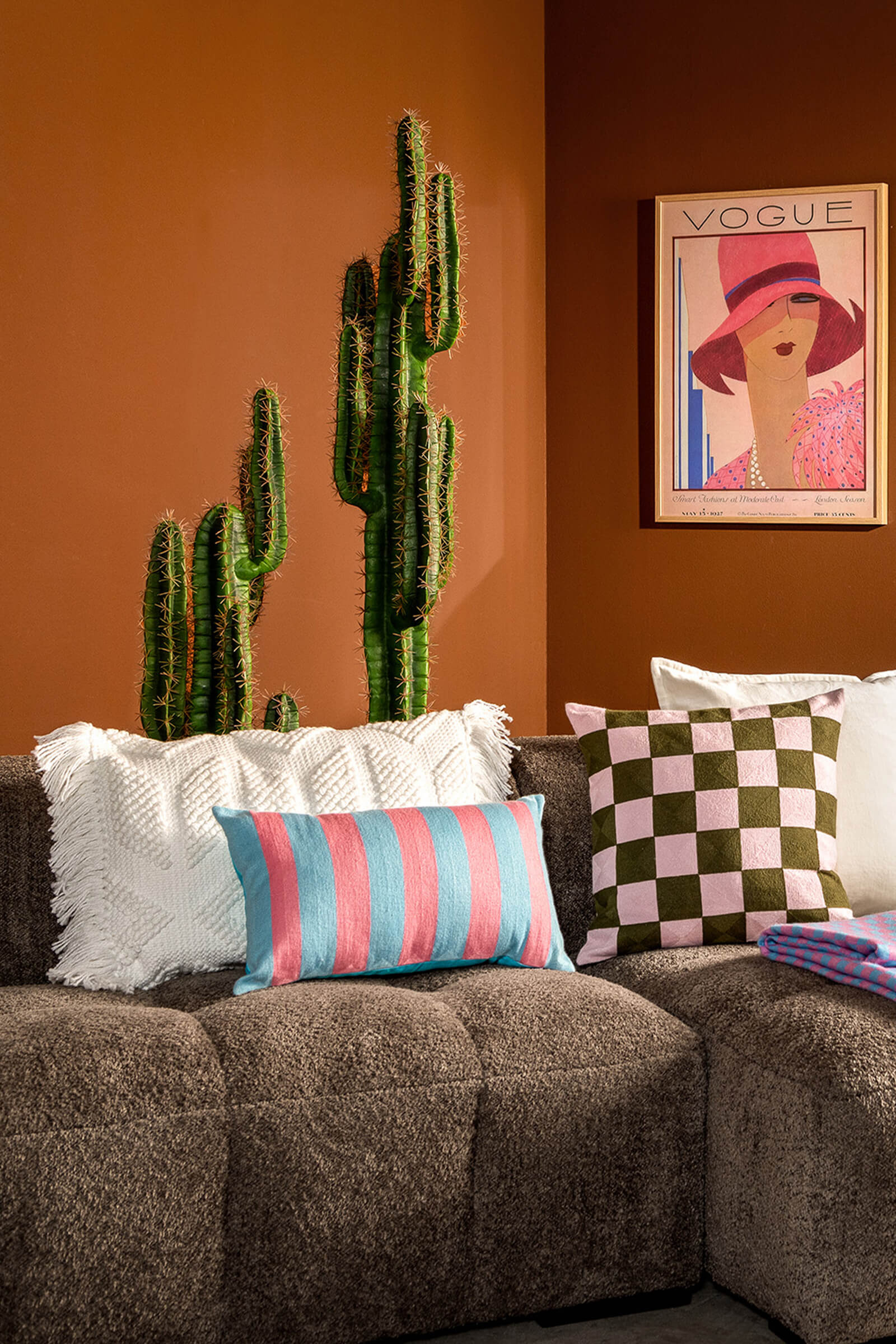 CERISE - Coussin 30x50 cm - Aqua Splash - bleu