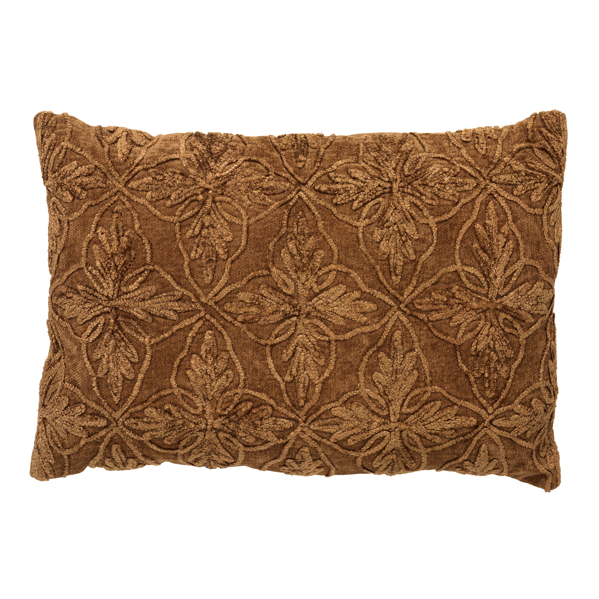 AMAR - Sierkussen van katoen 40x60 cm Tobacco Brown - bruin